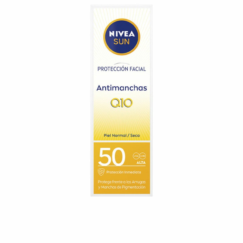 Sonnenschutzcreme für das Gesicht Nivea Anti Tache Weiß Spf 50 50 ml