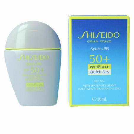 Feuchtigkeitscreme mit Farbe Sports BB Shiseido Sports BB SPF50+ SPf 50+ Very Dark Spf 50 30 L (30 ml)