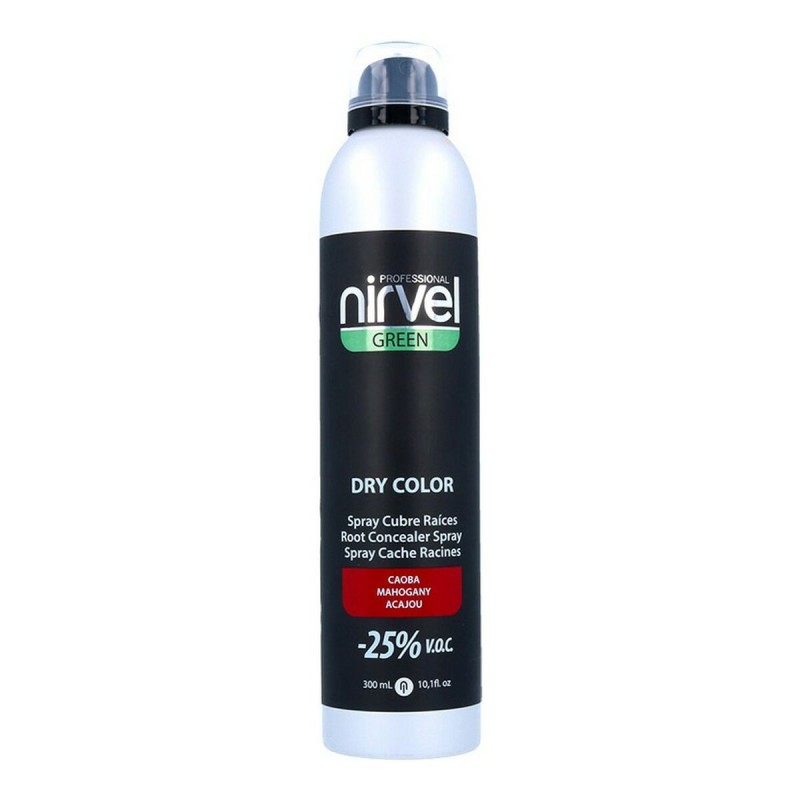 Ansatzspray für graues Haar Green Dry Color Nirvel Green Dry Mahagoni (300 ml)