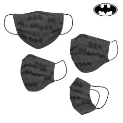 Wiederverwendbare Stoff-Hygienemaske Batman Für Kinder Grau