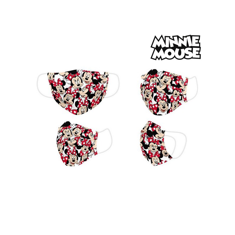Hygienische Maske Minnie Mouse Für Kinder Rot