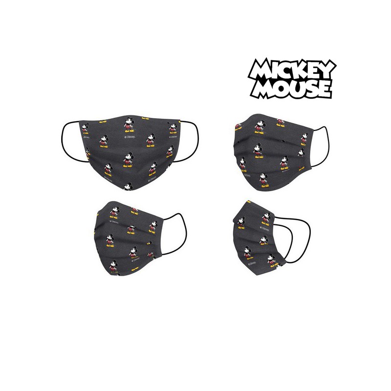 Hygienische Maske Mickey Mouse Für Kinder Schwarz