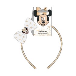 Stirnband Minnie Mouse Schleife Gold